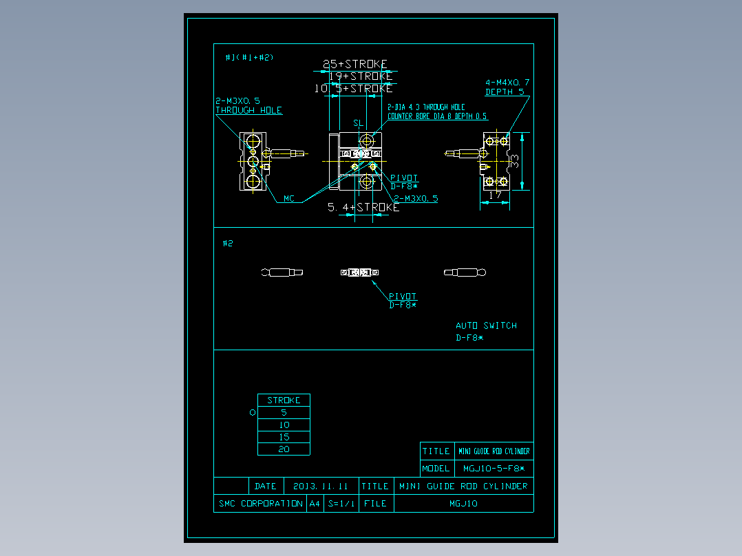 SMC MGJ CAD