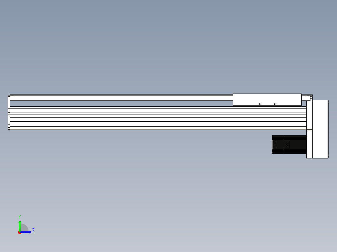 Toyo东佑达直线模组-ETH22-700-BM-400W左视图