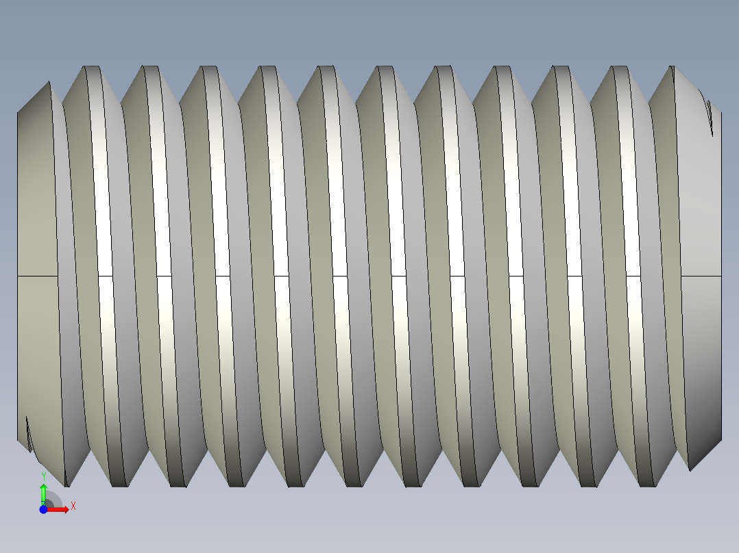 DIN 913-ISO 4026 固定螺钉-M18 L=30.STEP前视图