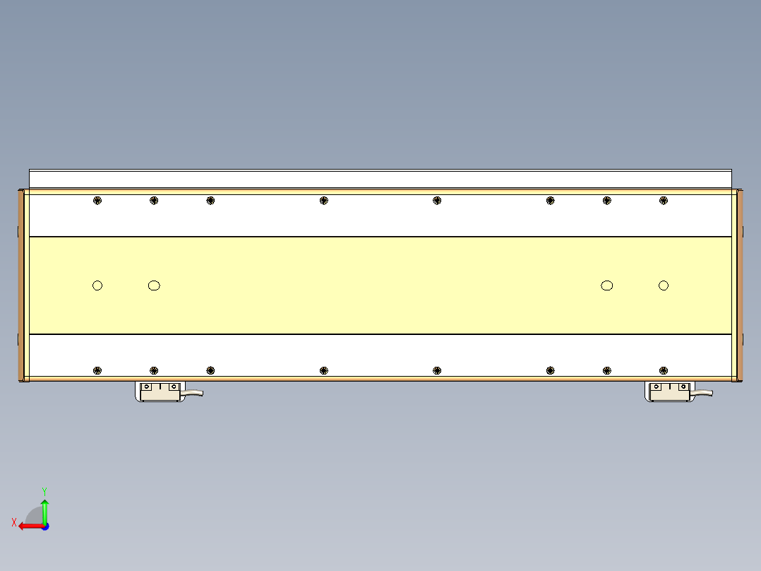 威洛博LC系列3d模型模组2LC17E1Y-S250后视图