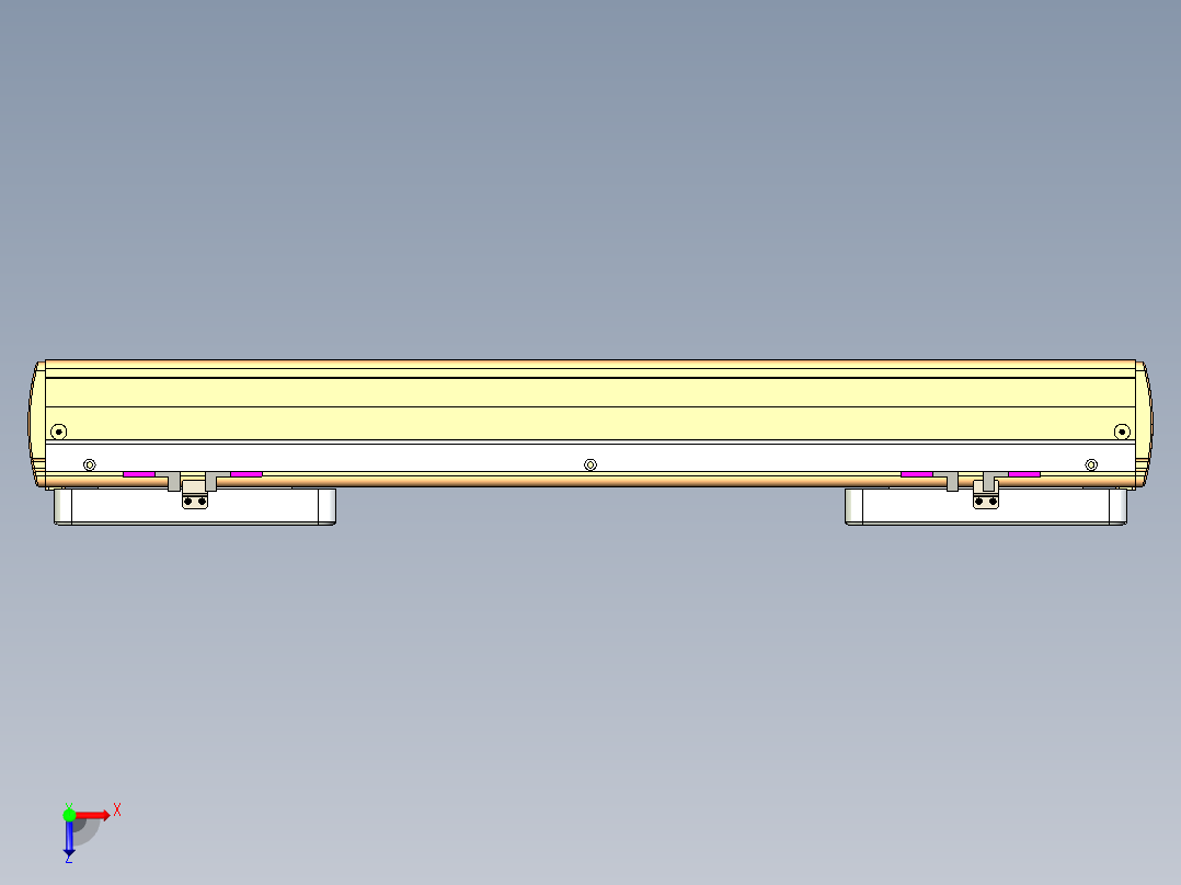 威洛博LC系列3d模型模组2LC17E1Y-S250俯视图