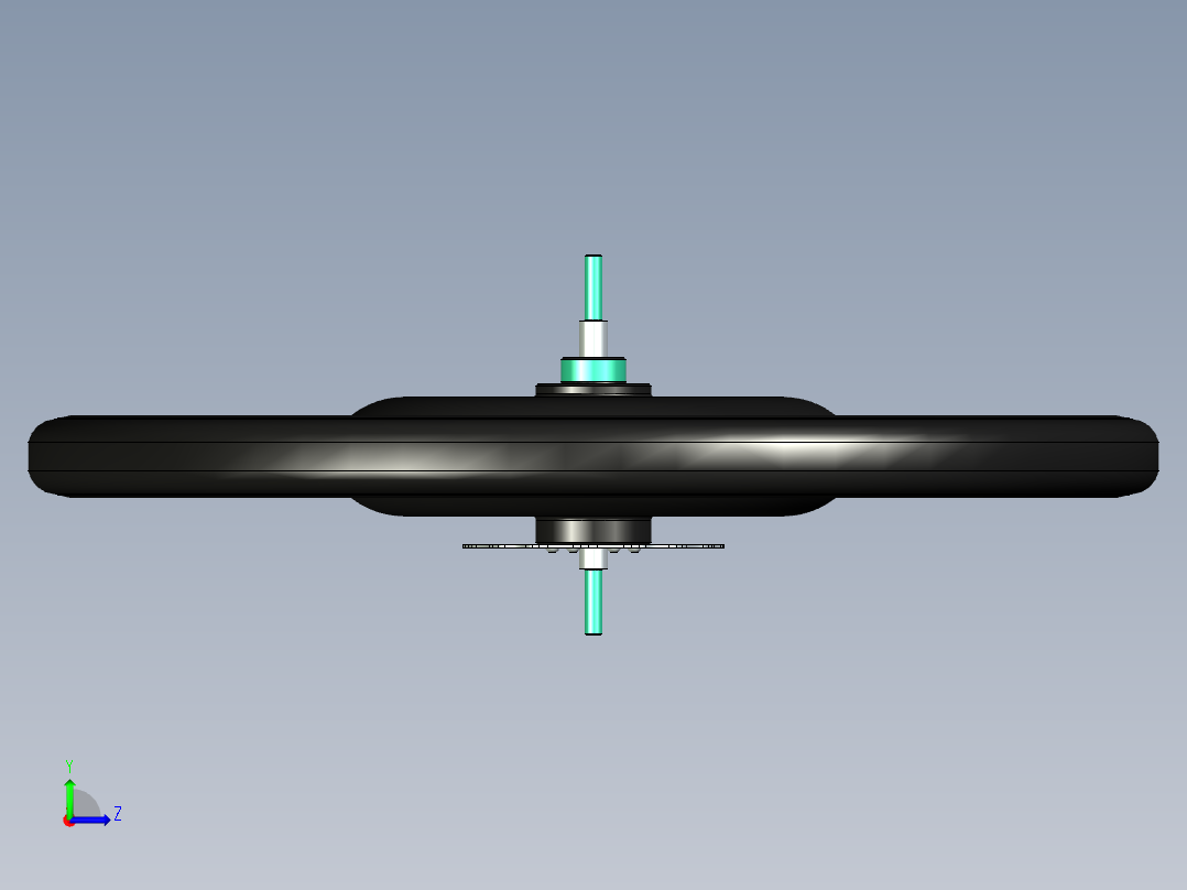 轮毂电机--X_T STP左视图