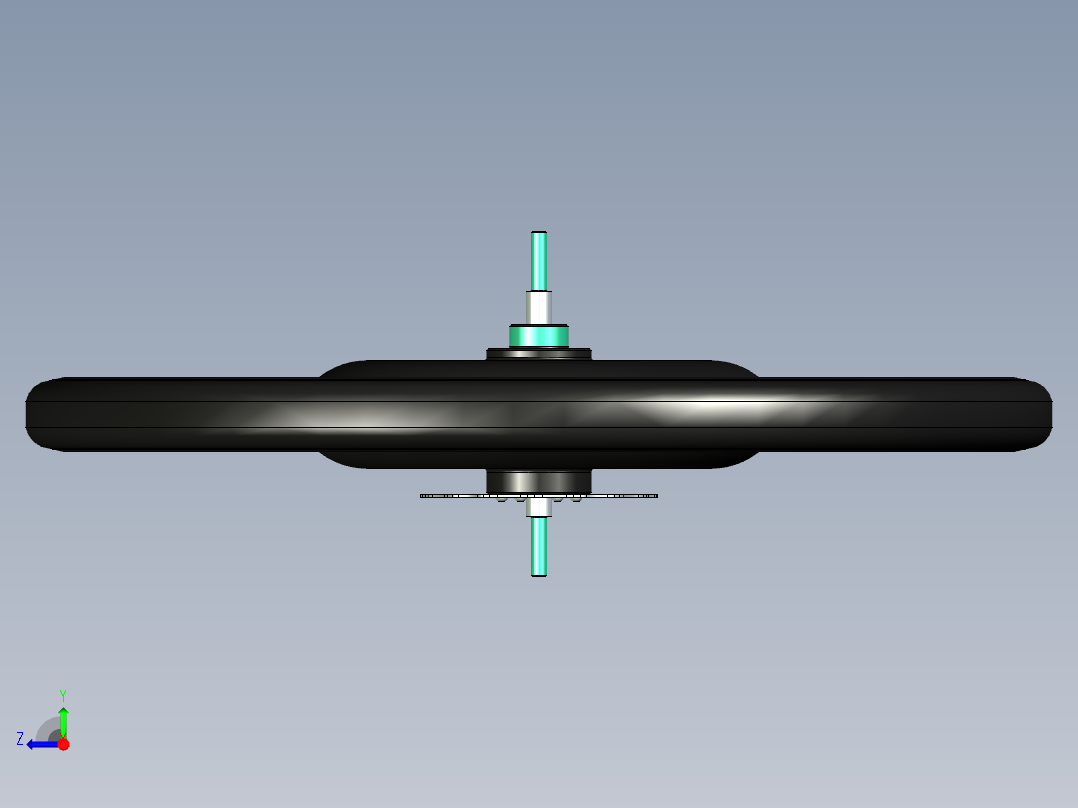 轮毂电机--X_T STP右视图