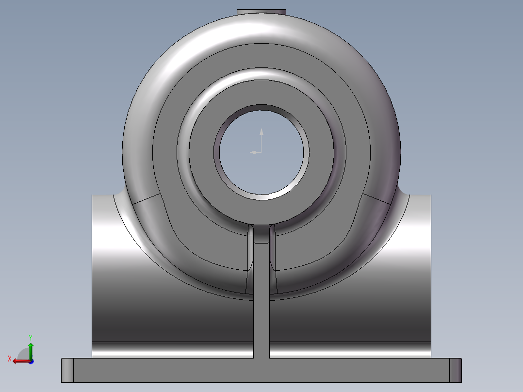 蜗杆减速箱加工工艺及铣端面夹具设计后视图
