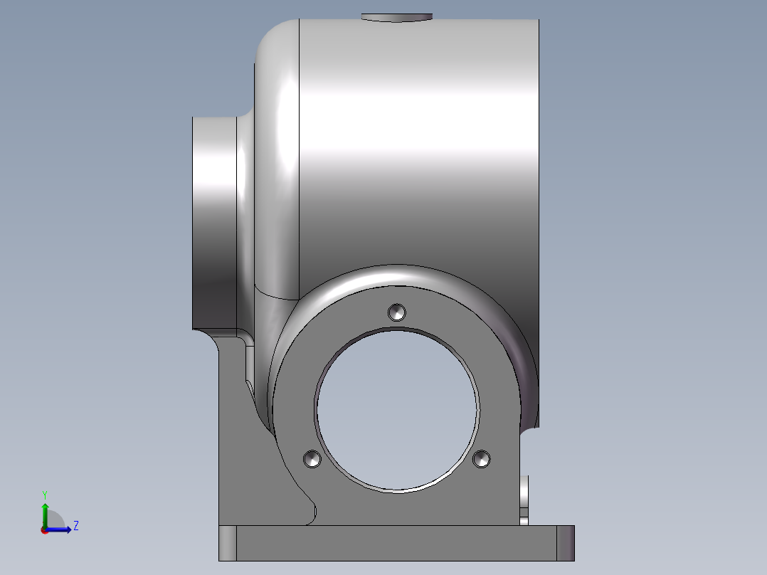 蜗杆减速箱加工工艺及铣端面夹具设计左视图