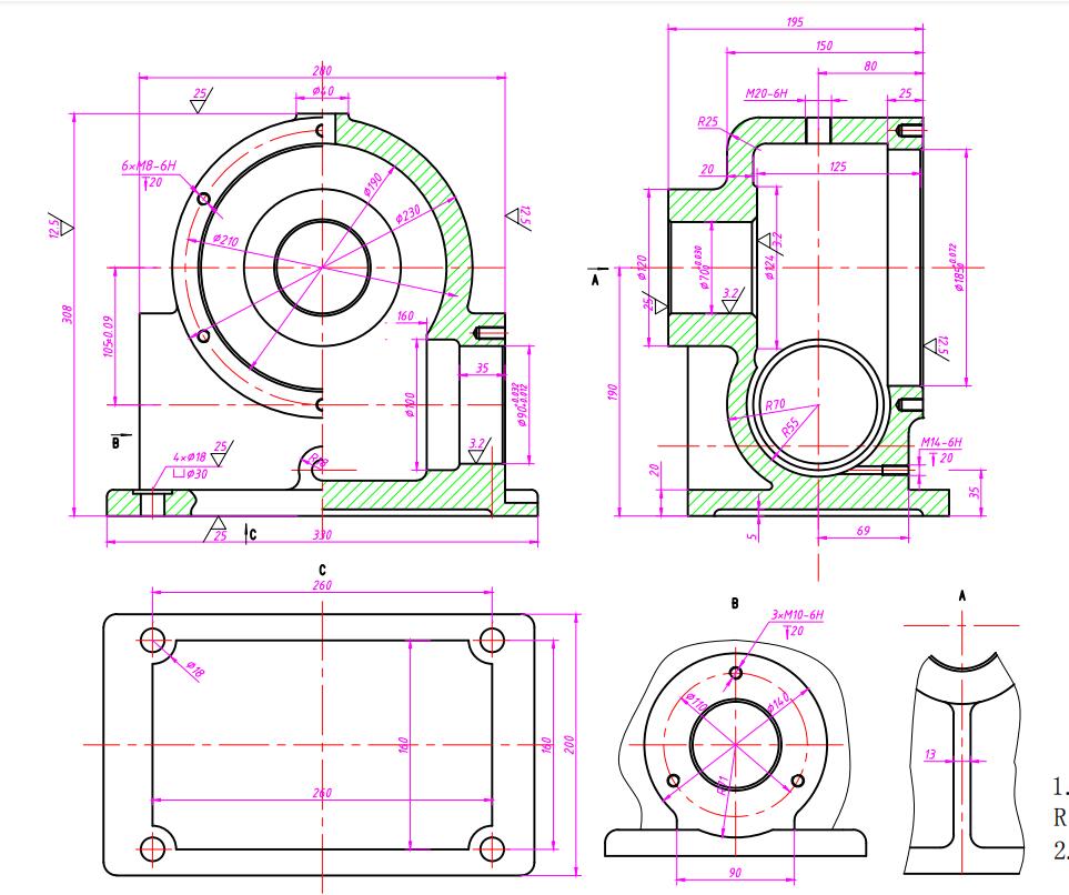蜗杆减速箱加工工艺及铣端面夹具设计