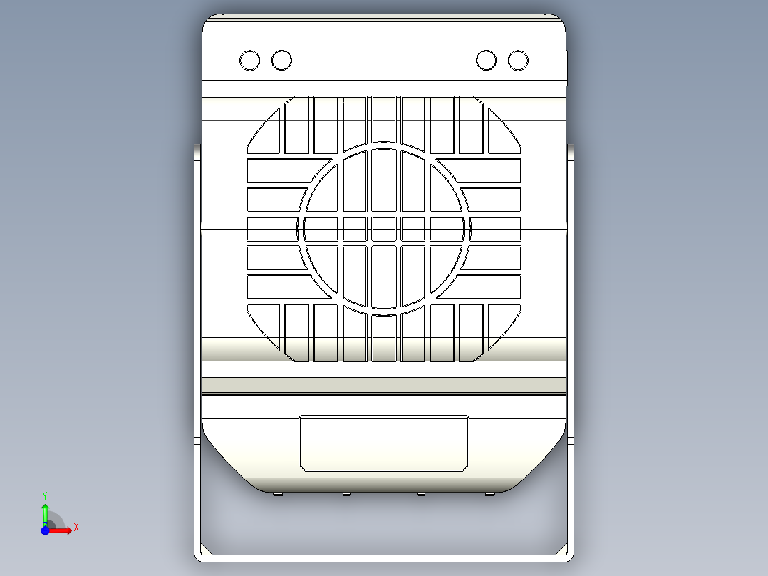 基恩士SJ-F031_036_kc图纸模型前视图