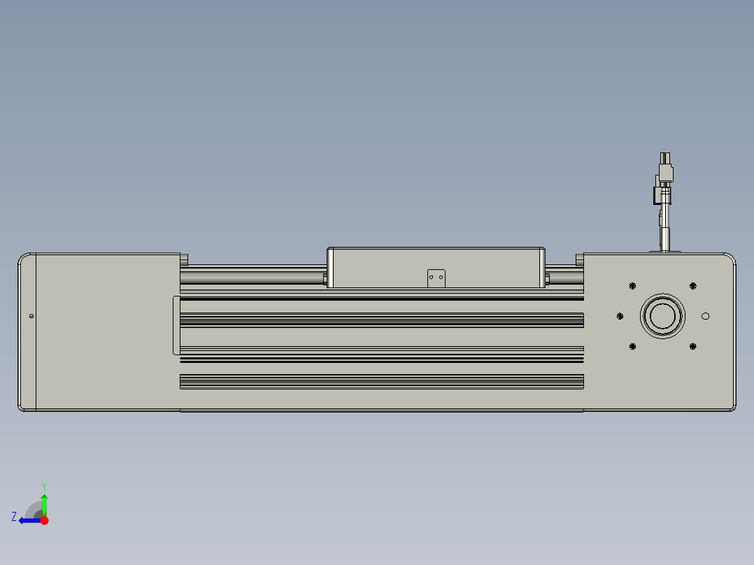 威洛博直线电机模组EB10-L224-S100-L-ZP75-MS3-5K右视图