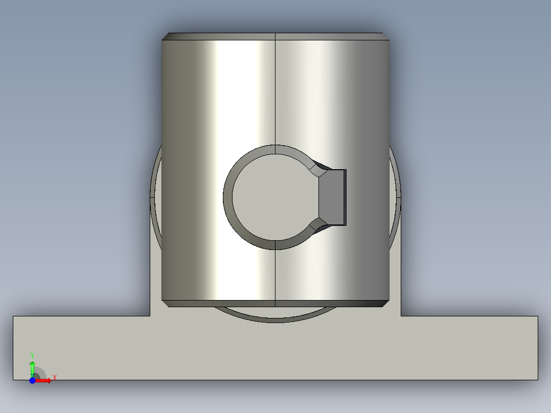 可動式張力器MOT-40-3D多系列多零件图纸模型前视图