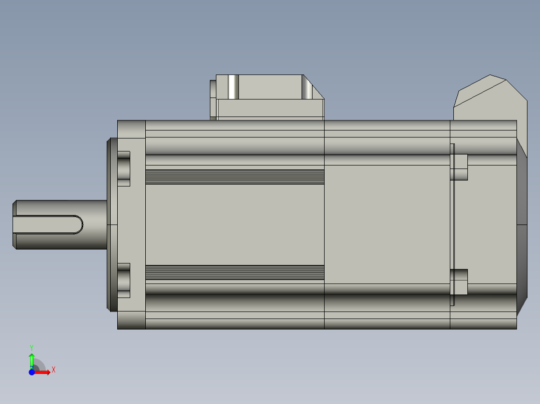 低压伺服电机MF3H-60CS(CM)30BZ1-502前视图