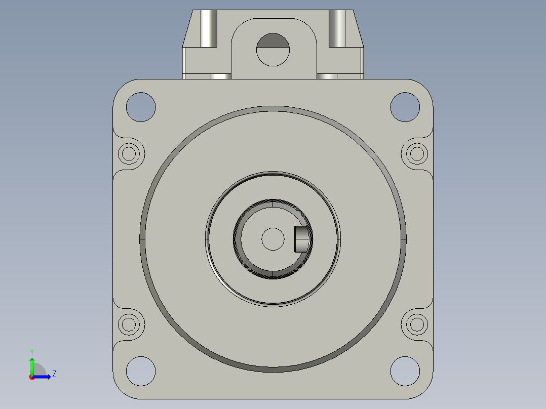 低压伺服电机MF3H-60CS(CM)30BZ1-502左视图