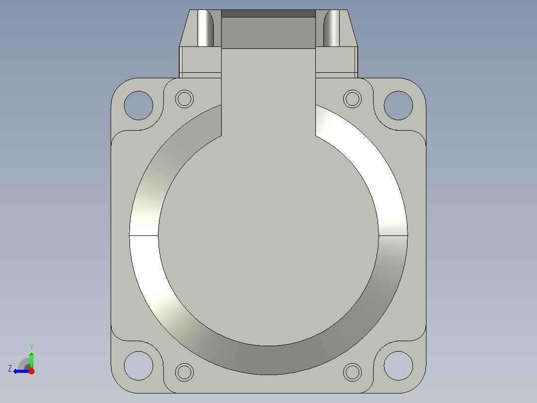低压伺服电机MF3H-60CS(CM)30BZ1-502右视图