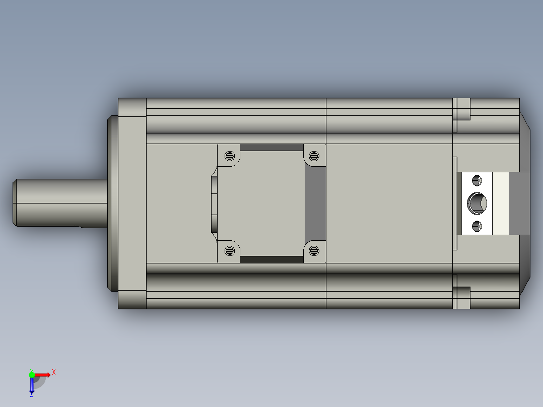 低压伺服电机MF3H-60CS(CM)30BZ1-502俯视图