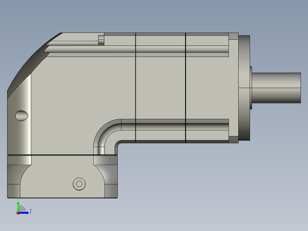 斜齿ZPGH115-L2 24-95-115-M6.STEP左视图