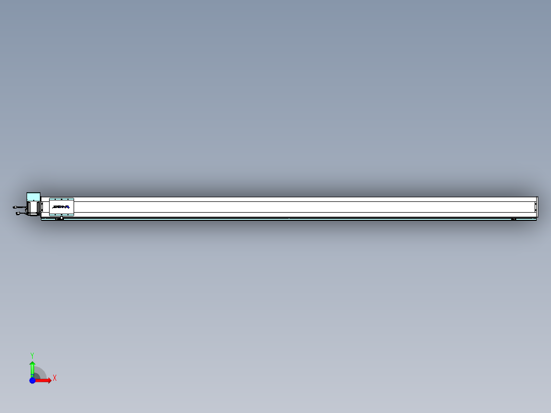 威洛博VBC同步带传动一无尘环境VBC14-L45-S2950-BRU-ZP75-C3前视图