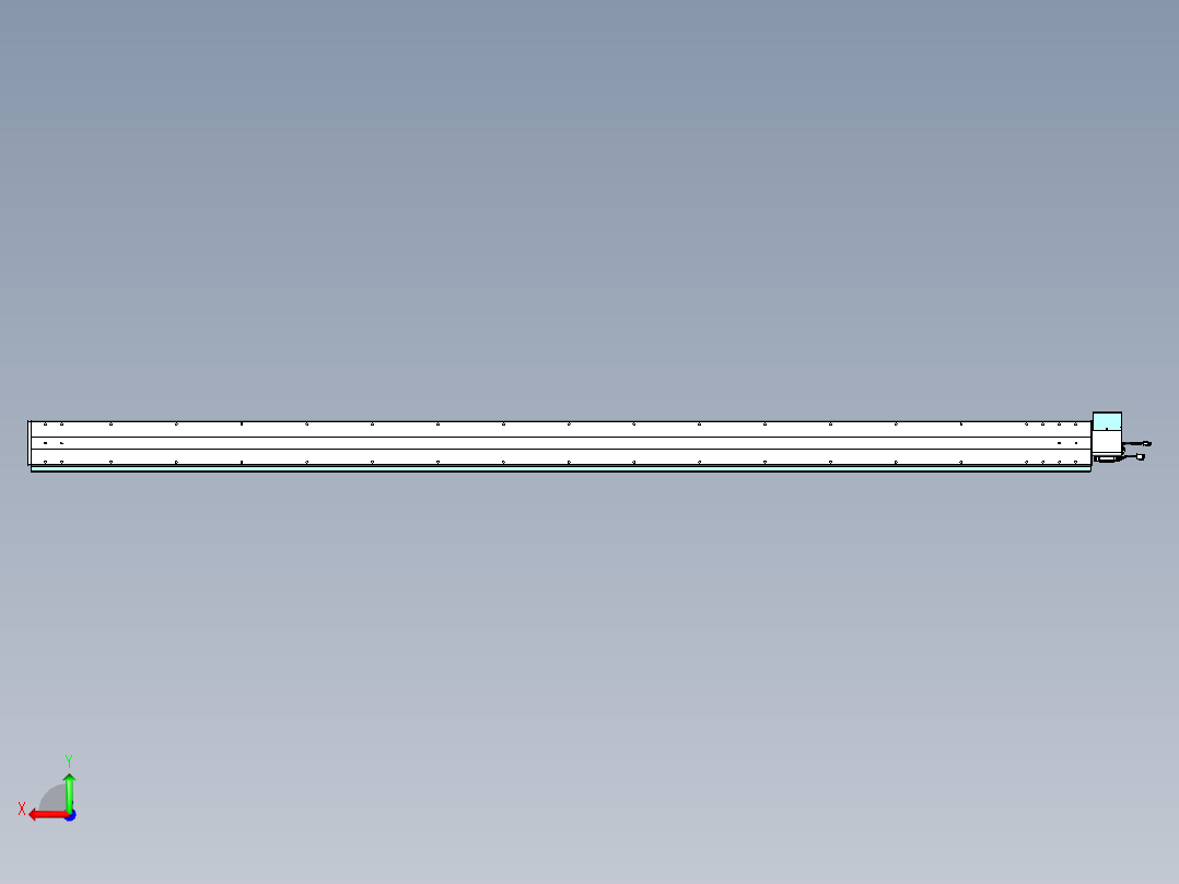 威洛博VBC同步带传动一无尘环境VBC14-L45-S2950-BRU-ZP75-C3后视图