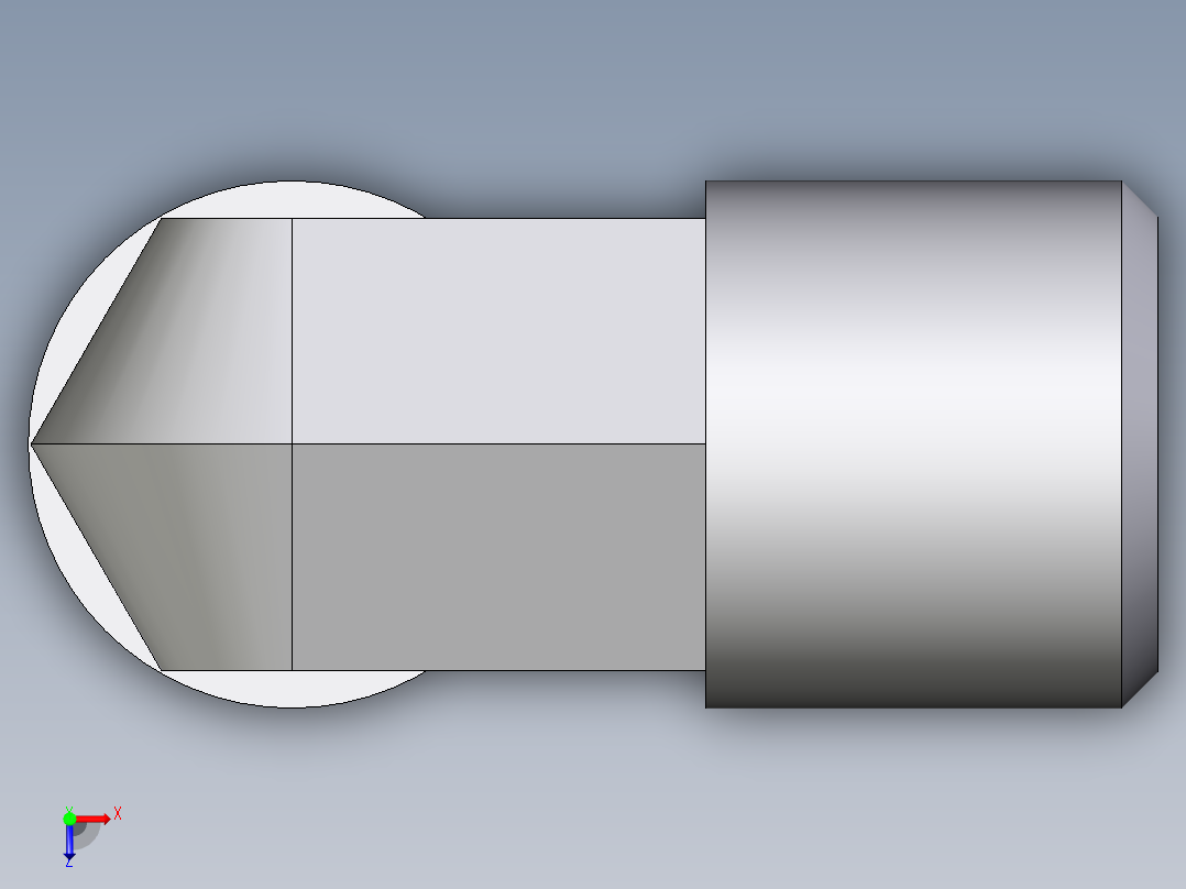卡套式工业通用硬管接头EO_Union_elbow_W06S71X俯视图