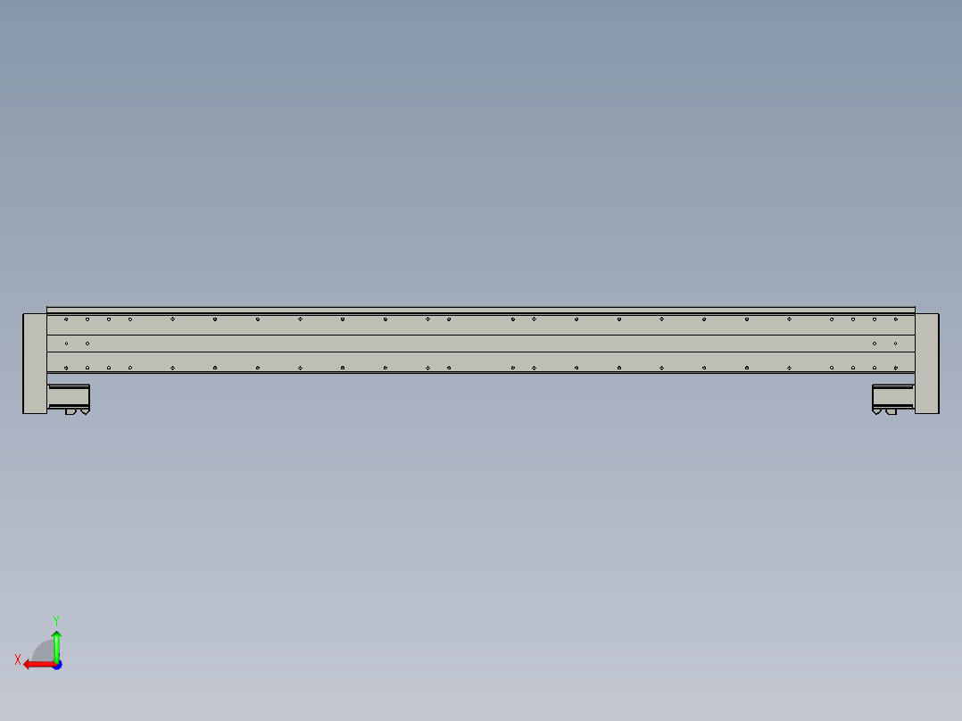 威洛博双电机滑台-VF14D2-S750-BLR-P40-C6后视图