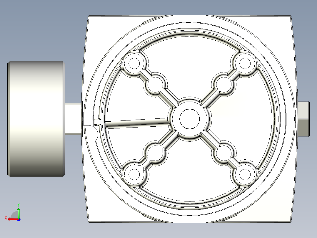 标准手动压力调节器P3Y AIR PREP SYSTEM AIR PRESSURE REGULATORS - P3YR SERIES (16)后视图