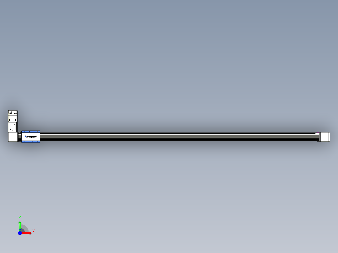 威洛博LB.GB同步带传动--欧规系列GB8-L192-S2700-BR-P75-K前视图