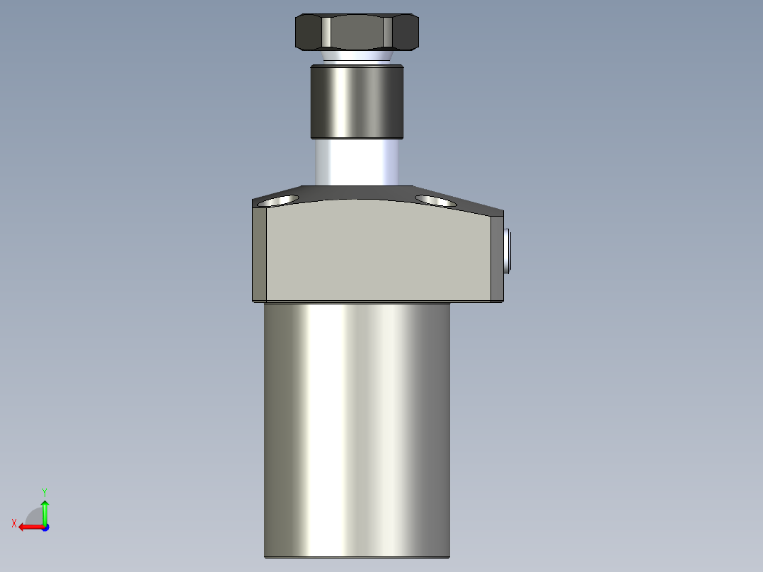 KOSMEKLHS0400-GR多系列多零件图纸模型后视图