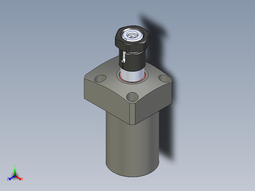 KOSMEKLHS0400-GR多系列多零件图纸模型正等轴测图