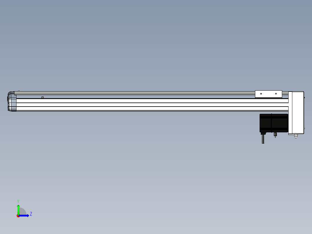 Toyo东佑达直线模组-ETH12-750-BM-200W左视图