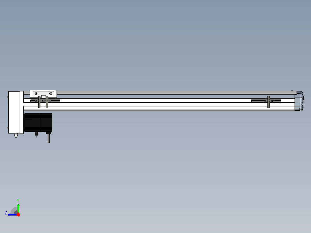 Toyo东佑达直线模组-ETH12-750-BM-200W右视图