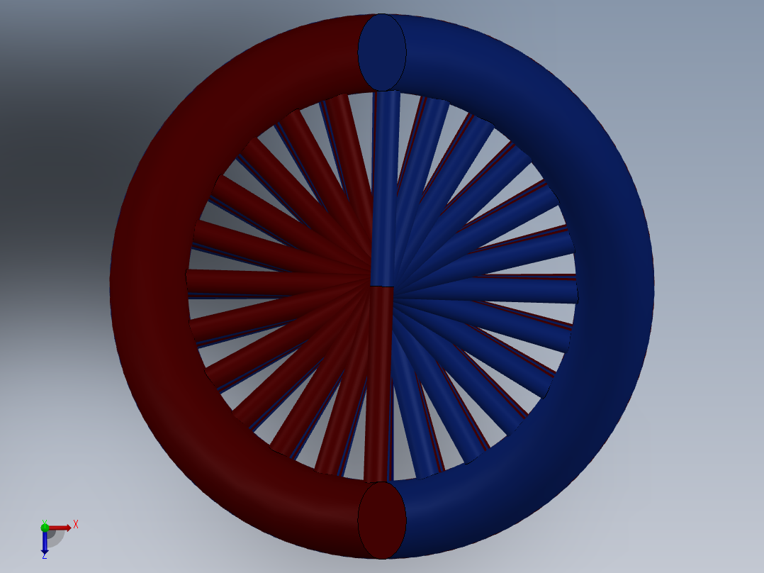 DNA基因染色体9俯视图