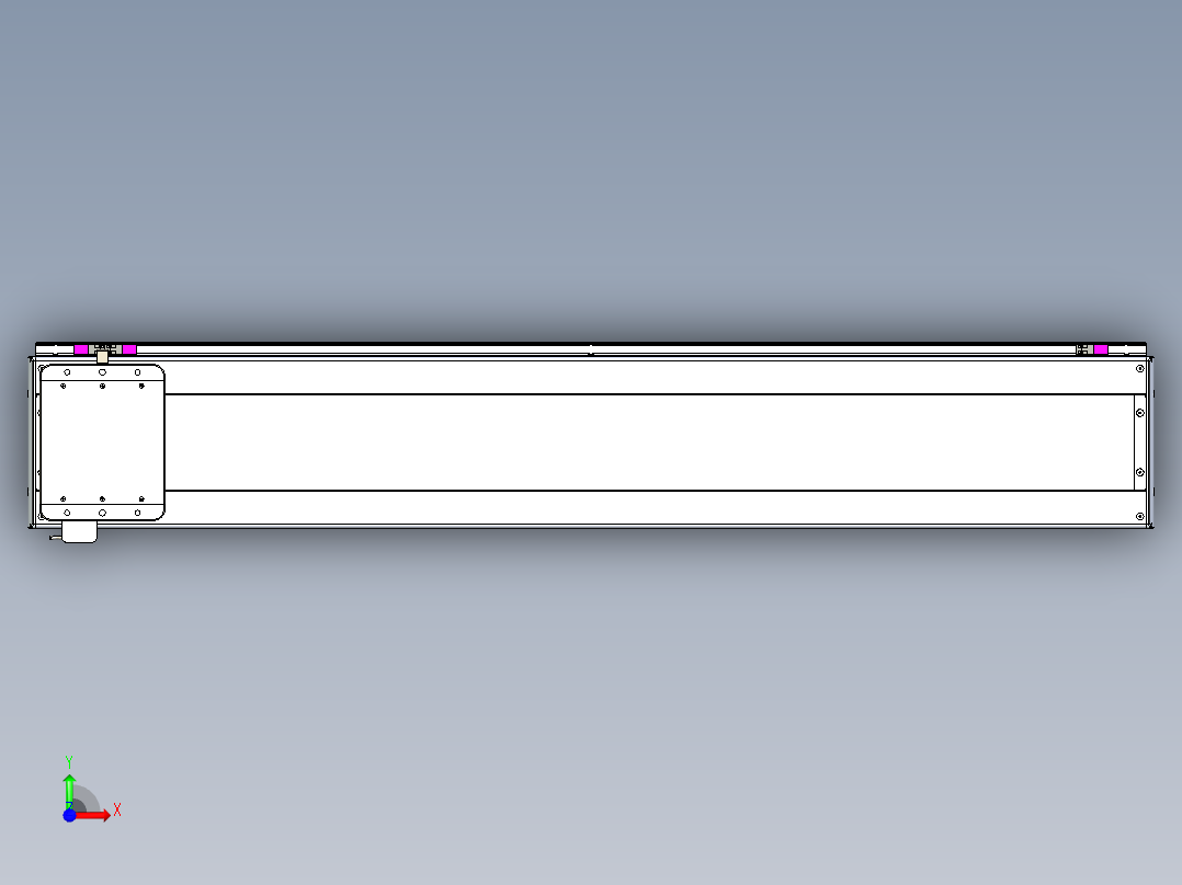 威洛博LC系列3d模型模组LC22H1Y-S1250前视图