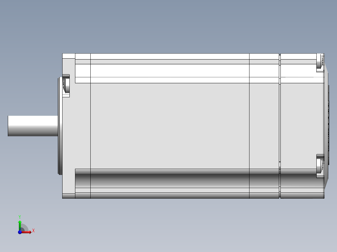 雷赛步进电机57CME26前视图