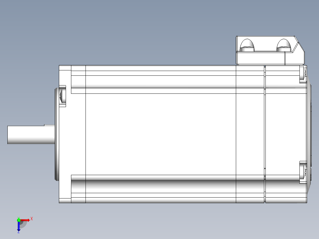 雷赛步进电机57CME26俯视图