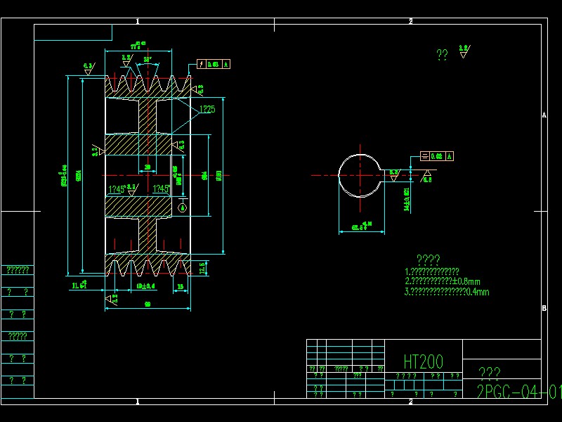 Q111-双齿辊破碎机的设计