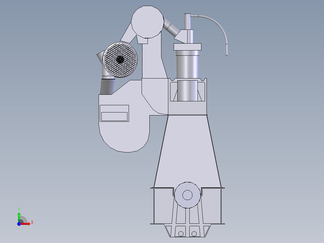 6R-Fks96C柴油机前视图