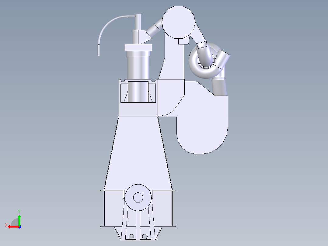 6R-Fks96C柴油机后视图