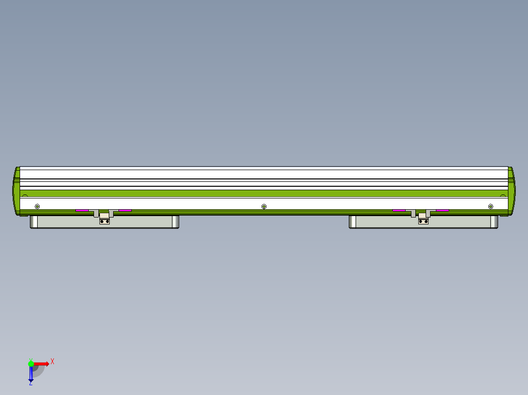 威洛博LC系列3d模型模组2LC14S2Y-S200俯视图