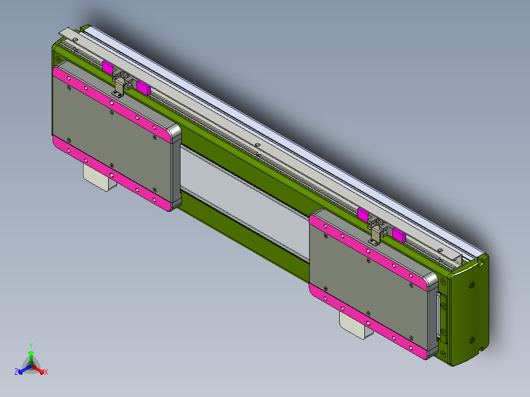 威洛博LC系列3d模型模组2LC14S2Y-S200正等轴测图