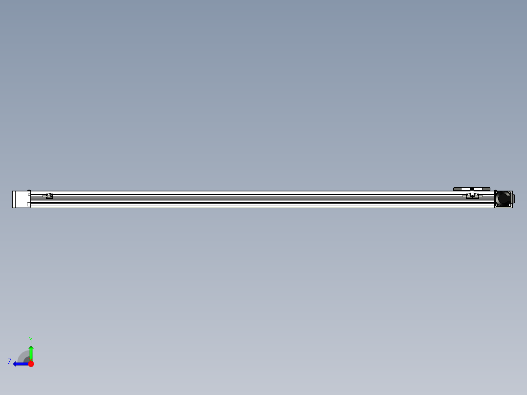 同步带滑台-欧规BC6-L120-S1600-R-P40-D3右视图