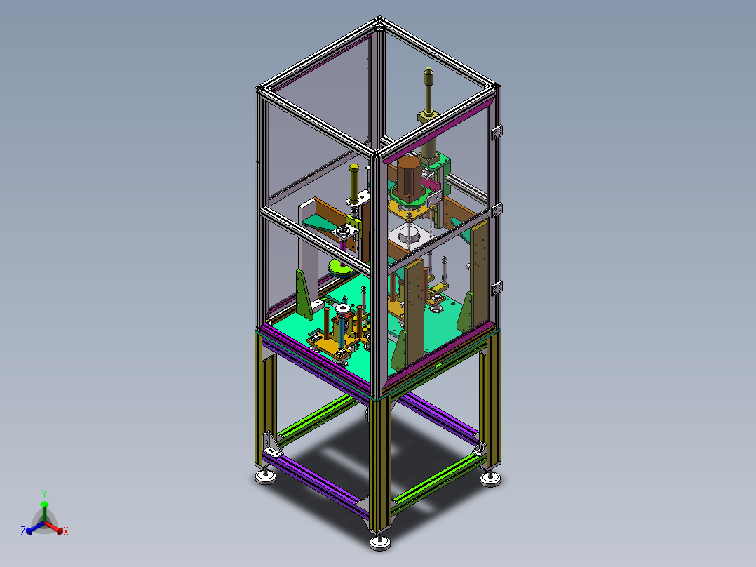 密封圈安装机sw18可编辑正等轴测图