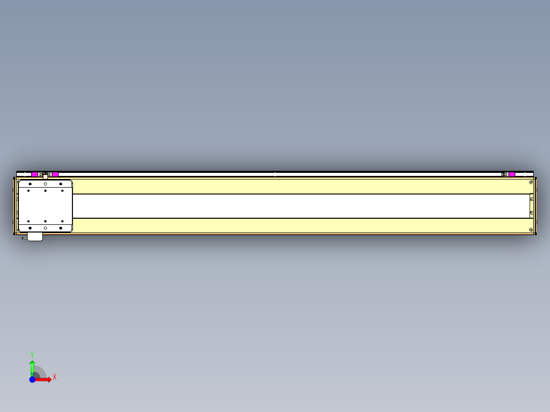 威洛博LC系列3d模型模组LC17E1Y-S1350前视图