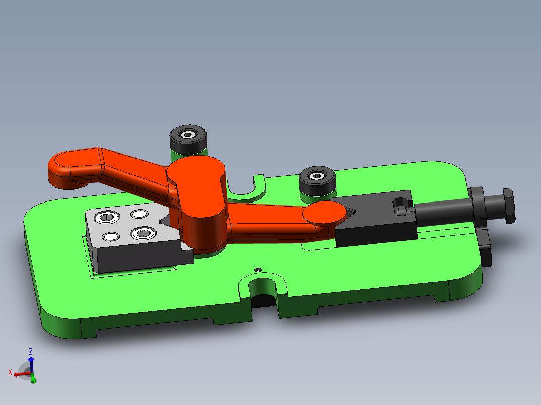 铣床等臂杠杆加工工艺及铣φ40上端面和宽30mm平台夹具设计【含三维SolidWorks】【原创设计】