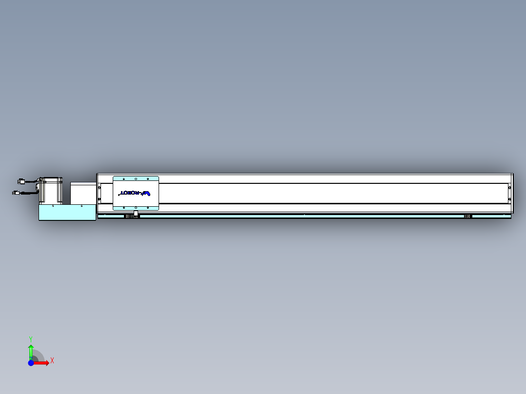 威洛博VBC同步带传动一无尘环境VBC14-L45-S1150-BL-ZP75-C3前视图