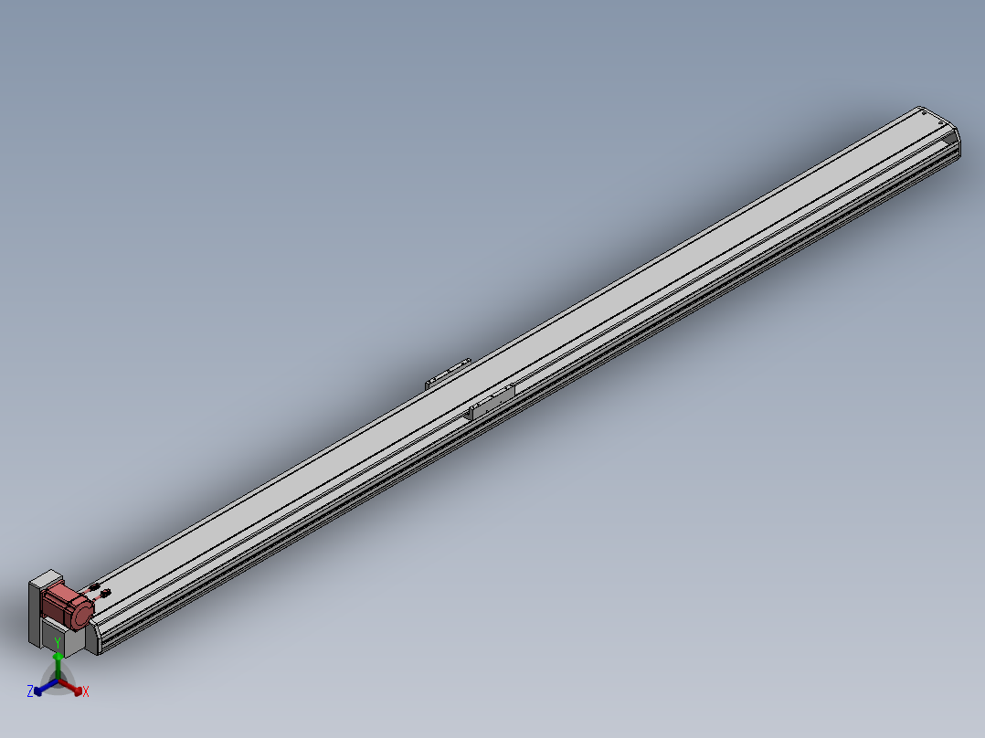 精密模组MT170-L125-2800-LU-M75-C4正等轴测图