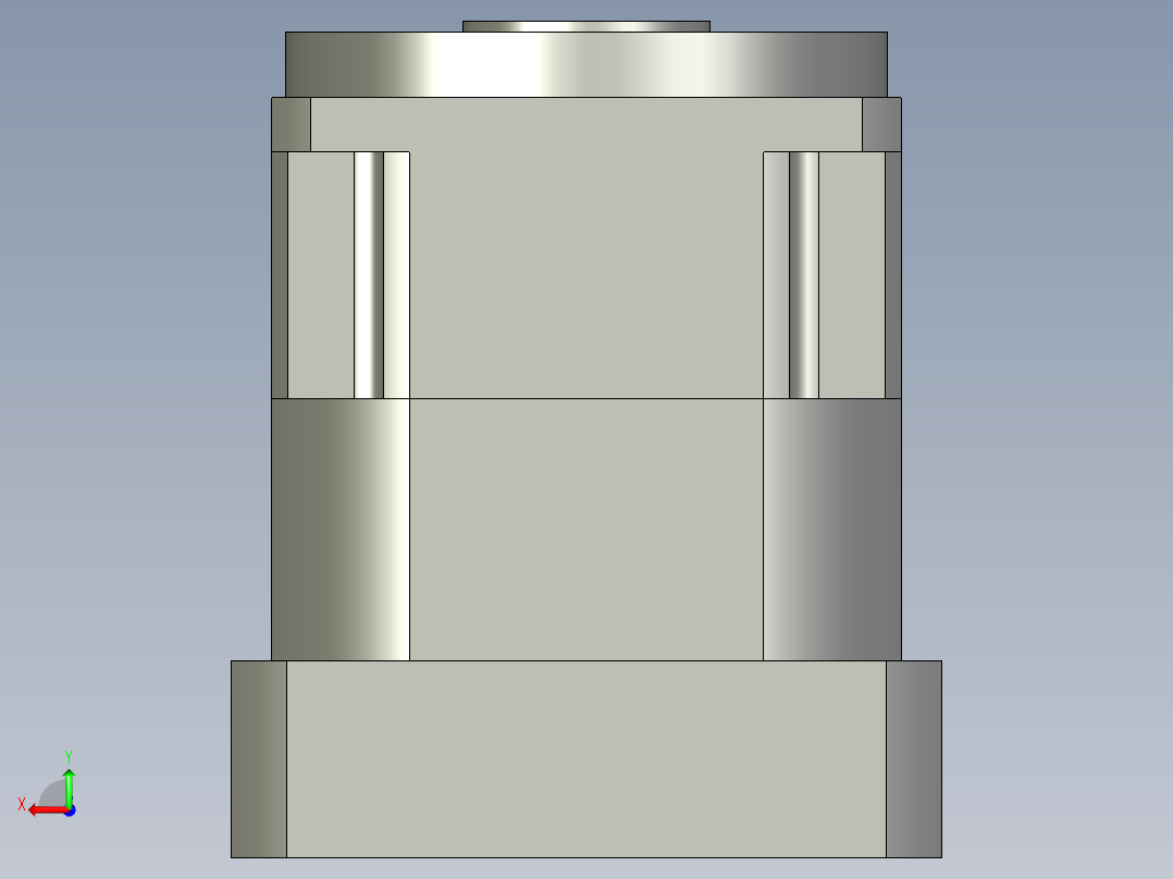 斜齿孔PGH115-L1 24-110-145-M8 KCZ25.STEP后视图