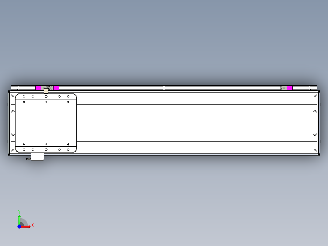 威洛博LC系列3d模型模组LC22H2Y-S800前视图