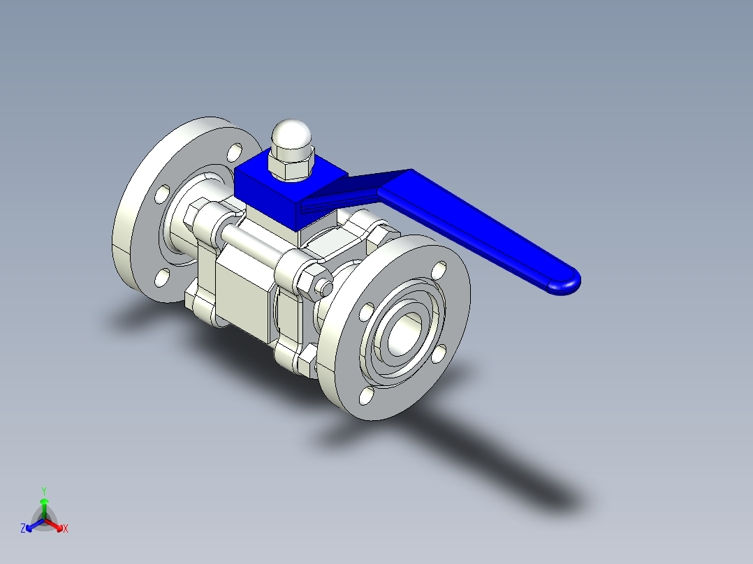 阀门模型-DN16____(____)正等轴测图