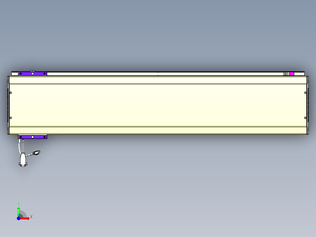 威洛博VL系列直线电机模组-VL22H1-S950前视图