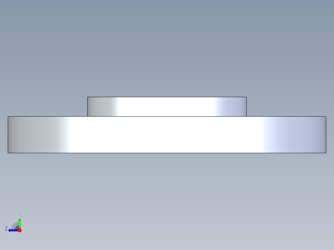 聚氯乙烯配件24-Sch80_Flange One-Piece_FPT_852-025_2.5in右视图
