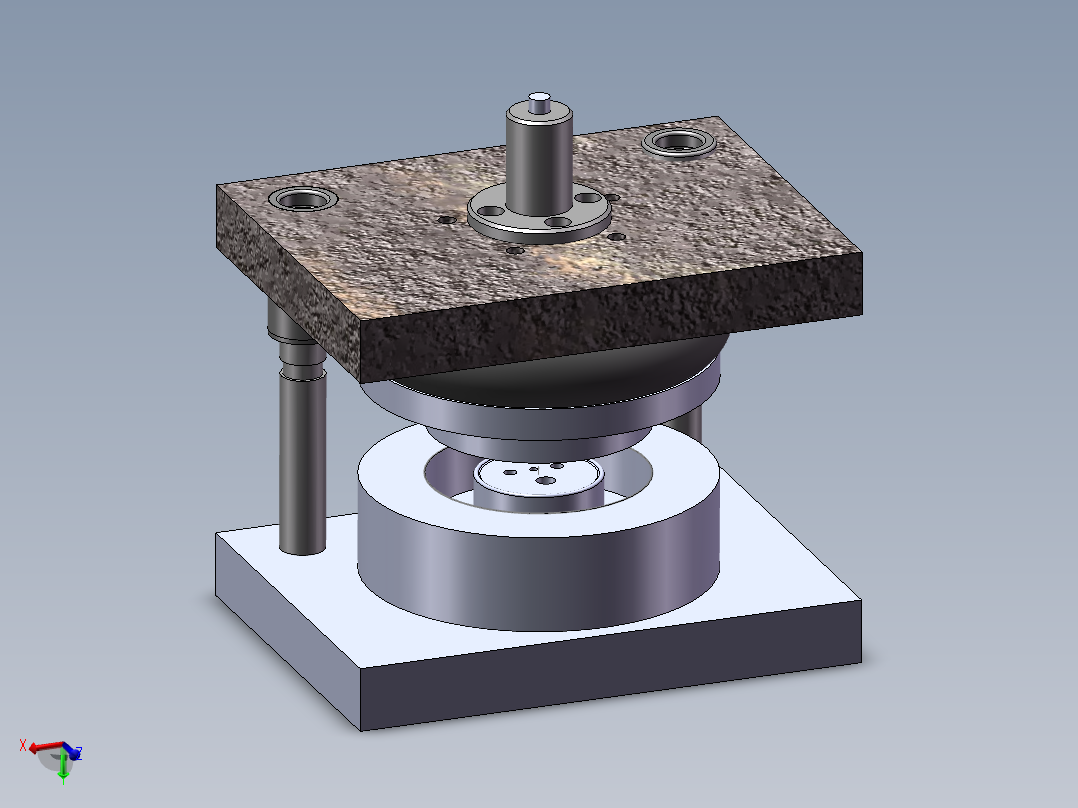 1G130--油位传感器壳体冲压模具设计与动画演示[三维SolidWorks]