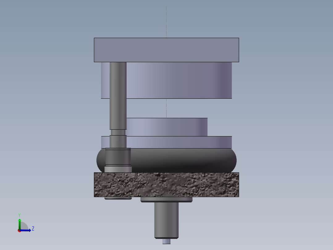 1G130--油位传感器壳体冲压模具设计与动画演示[三维SolidWorks]左视图